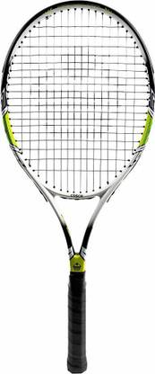 COSCO Action 2000D Tennis Racket Black White Black, White Strung Tennis Racquet