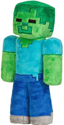 Jinx Minecraft 12" Zombie Plush With Hang Tag Stuffed Toy  - 30.5 cm