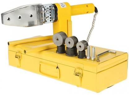 techno tronics AIR_337 Full Automatic Electric Heating Tool PPR PE PP Tube Pipe Welding MACHINE Heavy Duty Professional PPR Heating Welding Machine Adjustable Temperature With 6 Die Set Size 20 ~ 63 mm & 42mm Pipe Cutter Combo Transformer Welding Machine Transformer Welding Machine