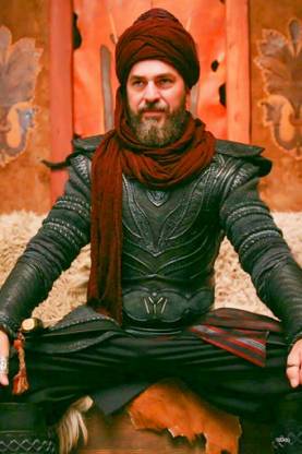 Ertugrul ghazi Drama Serial painting Paper Print