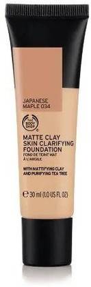 THE BODY SHOP Matte Clay Skin Clarifying Foundation -034 Foundation