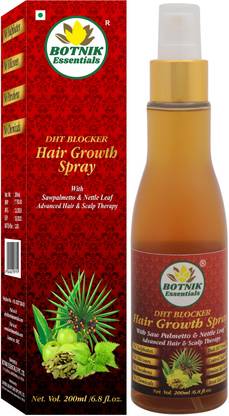 BOTNIK ESSENTIALS DHT Blocker Hair Growth Spray with Sawpalmetto, Nettle Leaf, Rosemary, Pumpkin seed- 200 ML