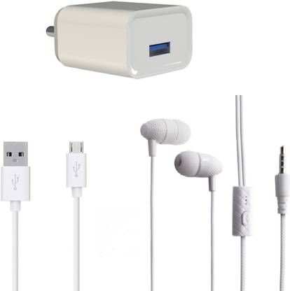 Badger Wall Charger Accessory Combo for Realme C12, Realme C11 Original Adapter Like Wall Charger, Mobile Power Adapter, Fast Charger, Android Smartphone Charger, Battery Charger, High Speed Travel Charger With 1 Meter Micro USB Cable Charging Cable Data Cable