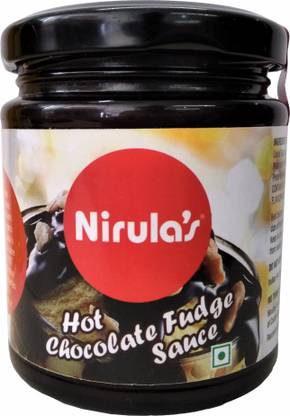 Nirula's Original Hot Chocolate Fudge Sauce, Handmade Spread, Ice-cream and Cake Topping, with Fresh Ingredients, "230GM" Sauce