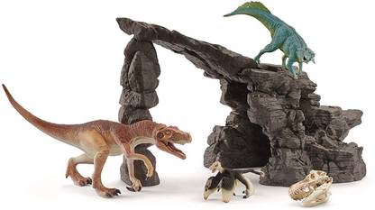 Schleich Dino set with cave Figure
