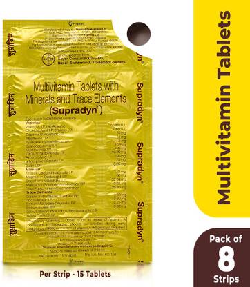 Supradyn Multivitamin with Minerals and Trace Elements Tablets