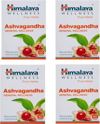 HIMALAYA Ashvagandha General Wellness | Pack of 4