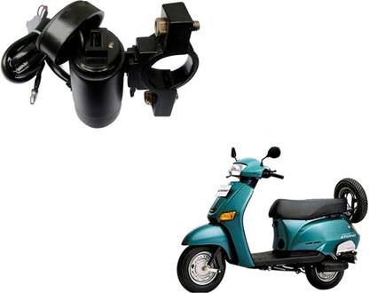 Auto Kite Motor Bike USB Mobile Charger with USB Charger Socket 2.1A 9V Eterno 2.1 A Bike Mobile Charger