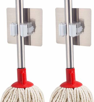 Firstwiz Grey Plastic Broom Holder