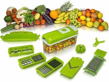 Clickfly 12 in 1 Quick Dicer Vegetable & Fruit Grater & Slicer