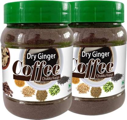 Kerala Naturals Dry Ginger Coffee Powder/Chukku Kappy Powder -Traditional Coffee with Premium Quality Ingredients-200 gm (100gm x Pack of 2) Instant Coffee