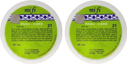 MiFi Makeup Pan Cake 2 Pcs. Pack Shade No. 21 45g Each Concealer