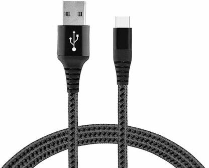SAIANSH ENTERPRISES USB Type C Cable 1.22 m 4 ft Nylon Braided 3.0 Amp Fast Charging Cable Type C Fast Charging Cord Supports Data & SYNC compatable with Samsung Galaxy S10 E S9 S8 Plus Note 8.Moto Z, LG V30 V20 G5 & More