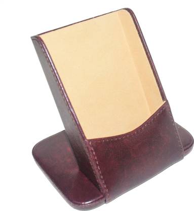 LINDSEY STREET 1 कम्पार्टमेंट लकड़ी का, PU लेदर मोबाइल होल्डर