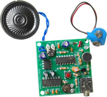 GYM Robot Voice Changer Project Kit | VOICE CHANGER School/College Science Project | Fully Assembled PCB Circuit Module Educational Electronic Hobby Kit