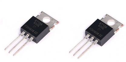 RISARYA BT136 600E TRANSISTOR,600V,4A,TO-220,TRIACS,HIGH SWITCHING SPEED Electronic Components Electronic Hobby Kit