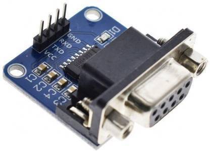 jivith RS232 to TTL Serial Port Converter Module DB9 Connector Based on MAX3232 IC Electronic Components Electronic Hobby Kit