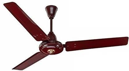 Polar Megha Mite (Brown) 1200 mm ceiling fan high speed I Double Ball Bearing With 400 RPM Highest Air Delivery I 100 % Copper Winding I Made In India 1200 mm 3 Blade Ceiling Fan
