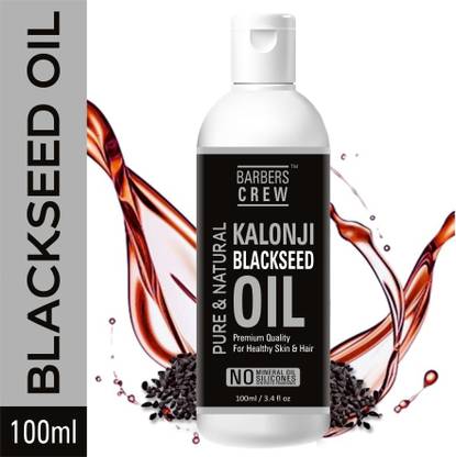 Barbers Crew Premium Cold Pressed Kalonji Black Seed Oil for Healthy Hairs and Skin- Hair Oil