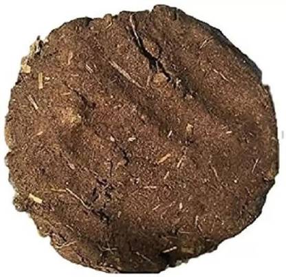 Origin UK Round Shape Pure Cow Dung Cakes Pack of 12 Pcs (Cow Gobar)
