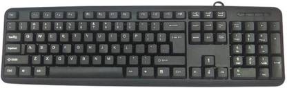 RHONNIUM VXI - USB Wired Desktop Keyboard Wired USB Standard Multi-device Keyboard Compatible with Desktop, Laptop, Mac