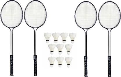 Monika Sports Racquet AND Feather Shuttle KIT Badminton Kit
