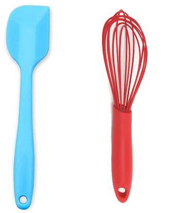 flex NON STICK SPATULA FOR BAKING WHISK COMBO PACK OF 2 Kitchen Tool Set