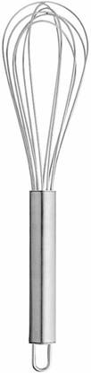 LSARI by LSARI Hand Blender Whisker Steel Cage Whisk Pack of 1 Stainless Steel Balloon Whisk