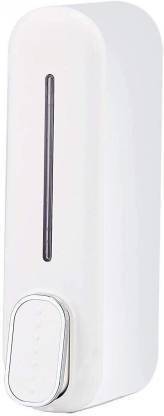 Redcroc Heavy Quality ABS Plastic Fully White Matt Wall Mounted Liquid Soap Dispenser 350 ml Gel, Liquid, Lotion, Foam, Conditioner, Soap, Shampoo, Sanitizer Stand Dispenser