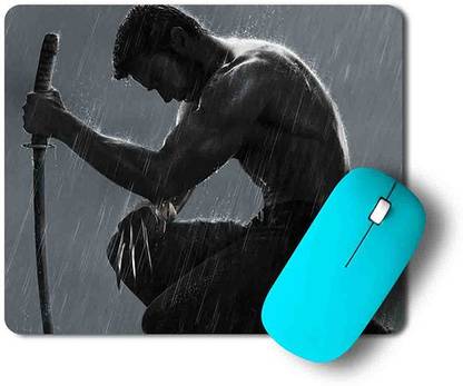 Yellow Alley wolverine katana Mouse Pad | Gaming Mouse Pad | Corporate Mouse Pad | High Quality Rubber Base | Anti - Slippery Pad Mouse Pad for PC/Laptop Non Slip Base Mousepad