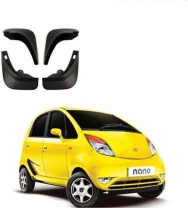 Grownshine Front Mud Guard, Rear Mud Guard For Tata Nano 2008, 2009, 2010, 2011, 2012, 2013, 2014, 2015