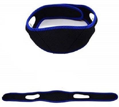 Delidge Unisex Sleeping Silk Touch Pad Eye Mask + Anti Snoring Jaw Support set Neck Pillow & Eye Shade