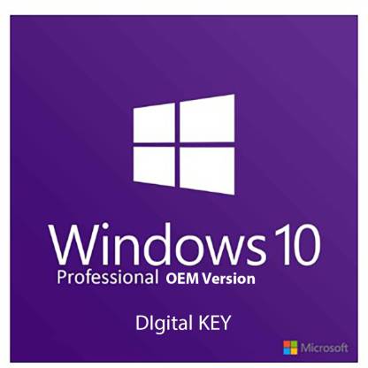 MICROSOFT Windows 10 Pro OEM License Activation License Key Delivery 64 bit, 32 bit,