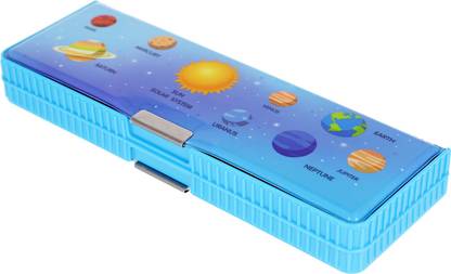 Xiao Ling Jing Pencil Box SOLAR SYSTEM Art Plastic Pencil Box