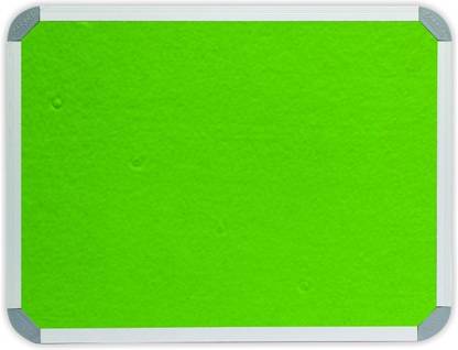 sunway Display Systems Pin-up display board for office & school lightweight aluminium frame, 1*1.5 feet Dago Green pin up board Bulletin Board
