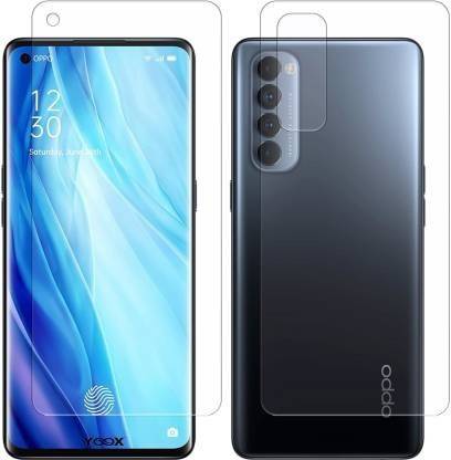 JBJ फ्रंट और बैक स्क्रीन गार्ड Oppo Reno 4 Pro के लिए