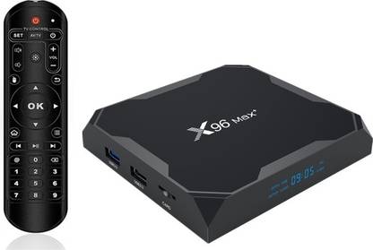 X96 MAX Plus Android 9.0, 2GB 16GB Android TV Box Am Logic S905X3 Supports JIO TV HotStar Thop TV PlayStore Miracast UHD 4K 1080P USB 3.0 Bluetooth 2G/ 5G WiFi Smart TV Box Media Streaming Device