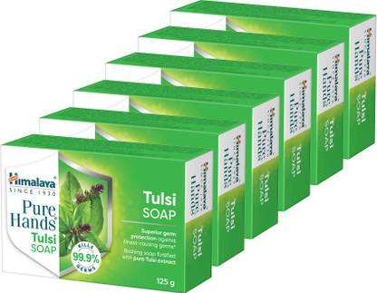 HIMALAYA Pure Hands Tulsi soap 125g (pack of 6)
