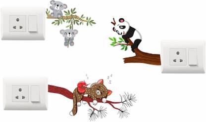Decoration Stickers 22 cm "wall socket" Self Adhesive Sticker