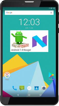 Datamini T7 4G 1 GB RAM 8 GB ROM 7 inch with 4G Tablet (Black)