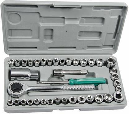 Natraz 40 PCS OF SPANNER SET IN 1 BOX Single Sided Socket Wrench