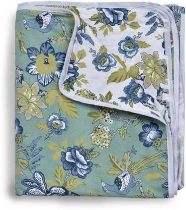 Jinaya's Floral Single Dohar for  AC Room