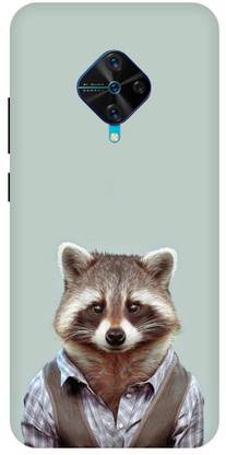 Phone Milaley.com Back Cover for Vivo S1pro ( Rocket,Cute,Fun,Panda,Lovely,Drowing,Cool back cover