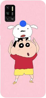 JANVI CREATION Back Cover for Tecno Spark 6 Air ( Shin Chan Print )