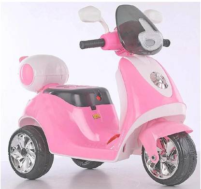 Prabal OH BABY' by flipkart 3-Wheel scooter,Rechargeable Electric Scooty, Back Basket Scooter Battery Operated Ride On