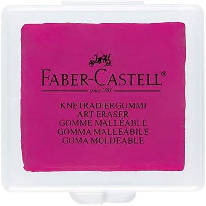 फेबर-कैस्टेल Artist Kneadable Eraser - Random Assorted Color Pack of 2 इरेज़र