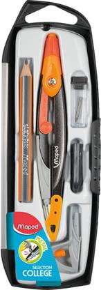 Maped Metal Open Compass - 5 Piece Geometry Box