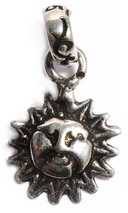 jsaj GOD PENDENT LOCKET SURAJ IN SMALL SIZE UNISEX PENDENT Sterling Silver Silver Pendant