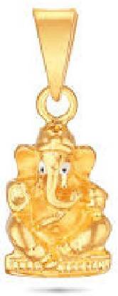 CEYLONMINE Gold Pltd Vighn Gnsh ji Pndnt For Mn & Womn B LNMIN Gold-plated Copper