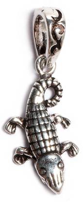 jsaj ANIMAL PENDANT CROCODILE MAGARMACH IN SMALL SIZE UNISEX PENDENT Sterling Silver Silver Pendant